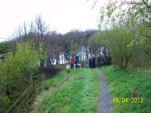 Walk back up hill to the zip wire